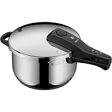 WMF Perfect One Pot Schnellkochtopf Induktion 4,5l, Dampfkochtopf, großes Kochsignal, 2 Kochstufen, abnehmbarer Deckelgriff, Cromargan Edelstahl im Sale